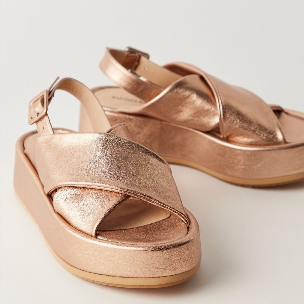 Free People X Paloma Barcelo Sima Sandals Size 6 Us Or 37 Eu New